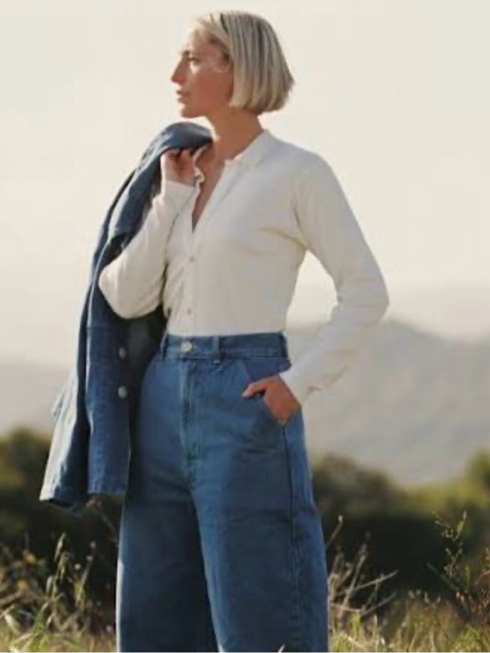 Rudy Jude Adult Ribbed Cardigan Top, size small